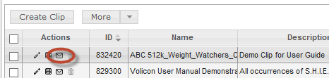 Figure: E-Mailing Clips